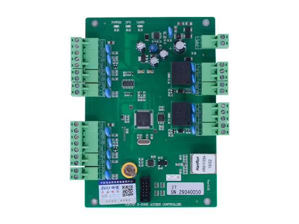 ZU-5802雙門門禁控制板接線說明